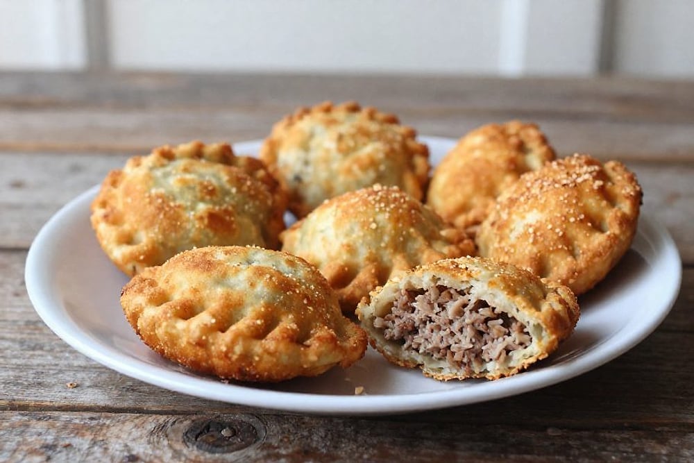 Пирожки с мясом жареные - домашняя выпечка