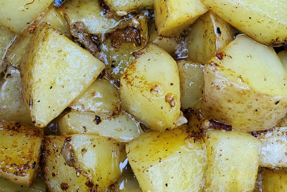 Жареная картошка с луком